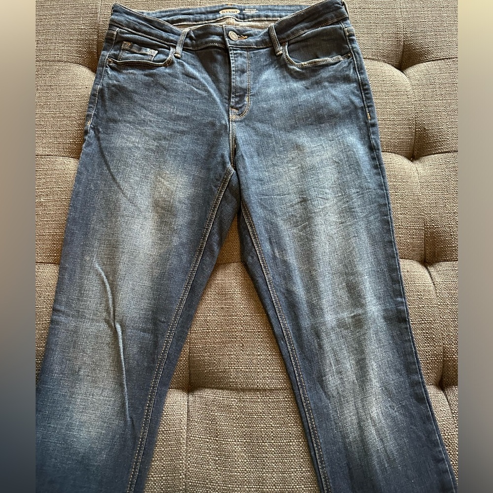 Women’s Old Navy, dark rockstar, super skinny midrise jeans size 10 L